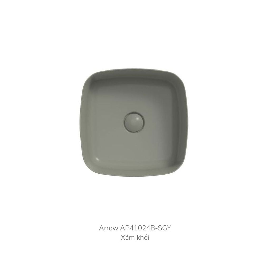 Chậu rửa lavabo đặt bàn Arrow AP41024B-SGY