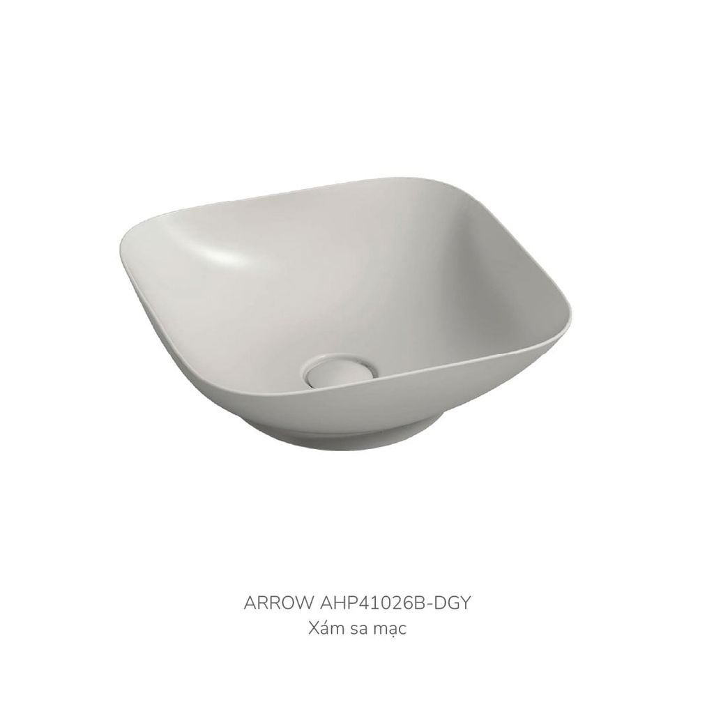 Chậu rửa lavabo đặt bàn Arrow AP41026B-DGY