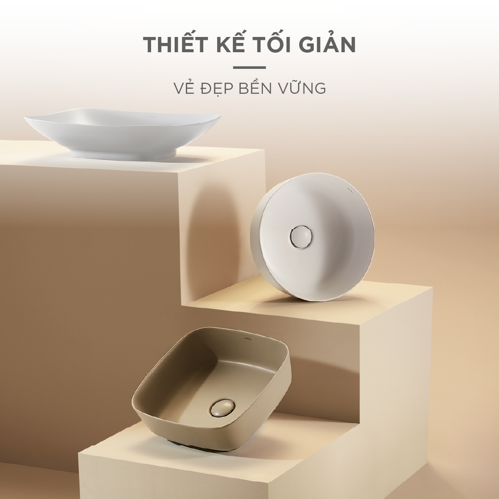 Chậu rửa lavabo đặt bàn Arrow AP41026D
