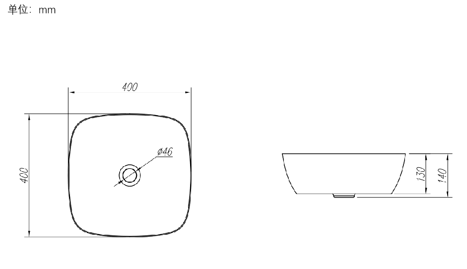 Chậu rửa lavabo đặt bàn Arrow AP41030B