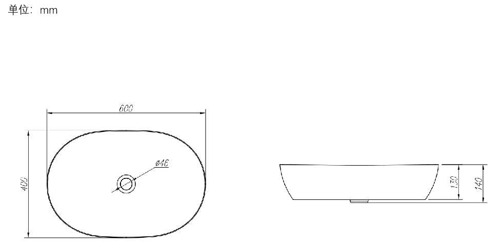Chậu rửa lavabo đặt bàn Arrow AP41033D