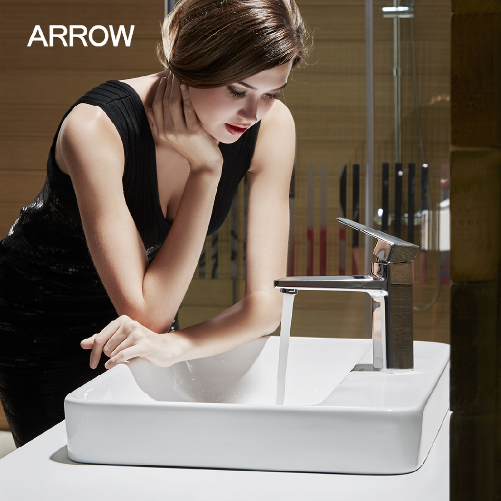 Chậu rửa lavabo đặt bàn Arrow AP4113SX