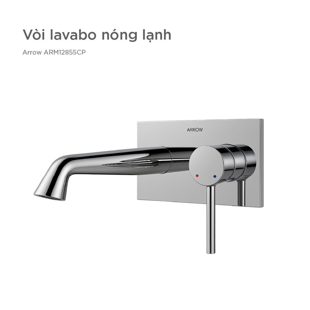 Vòi lavabo nóng lạnh Arrow ARM12855CP