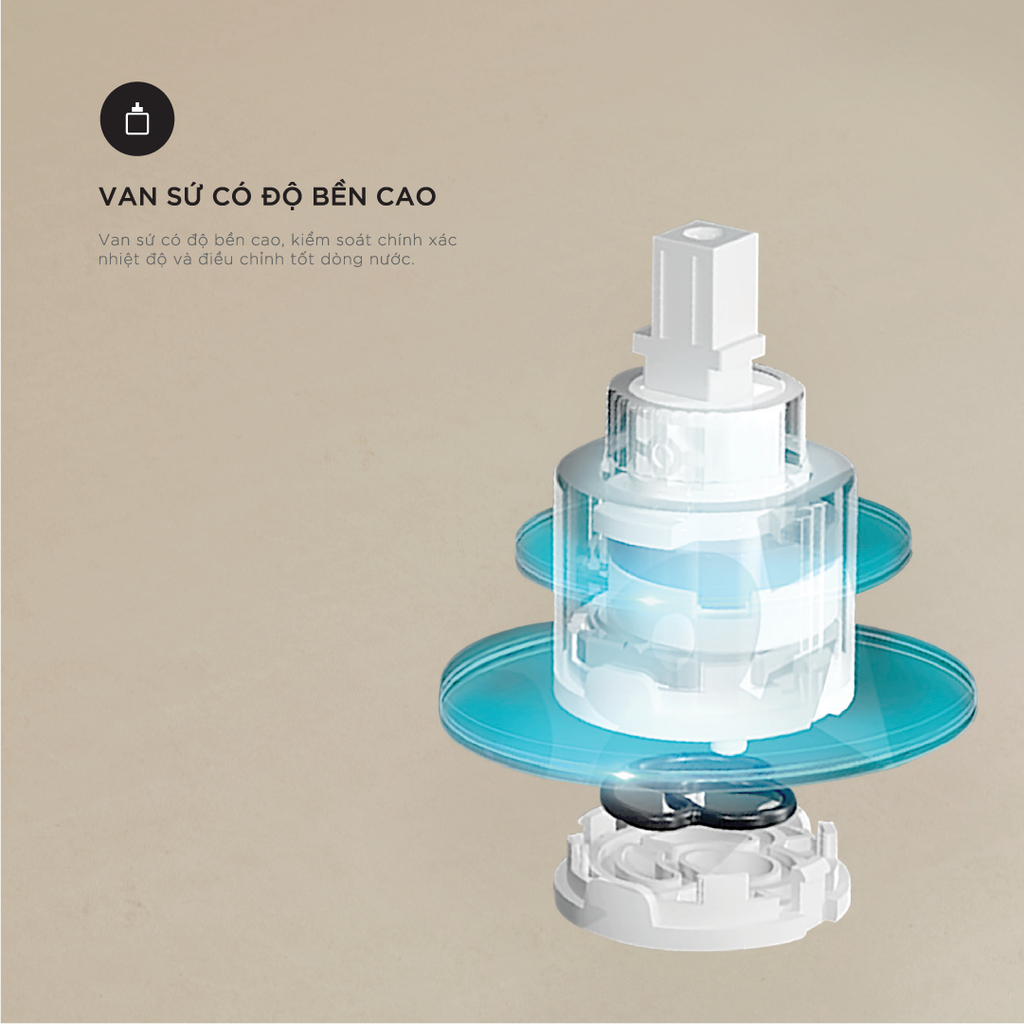 Vòi lavabo nóng lạnh Arrow ARM12872GG
