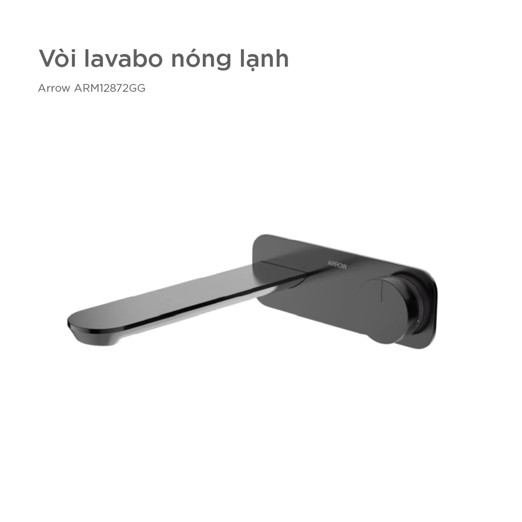 Vòi lavabo nóng lạnh Arrow ARM12872GG