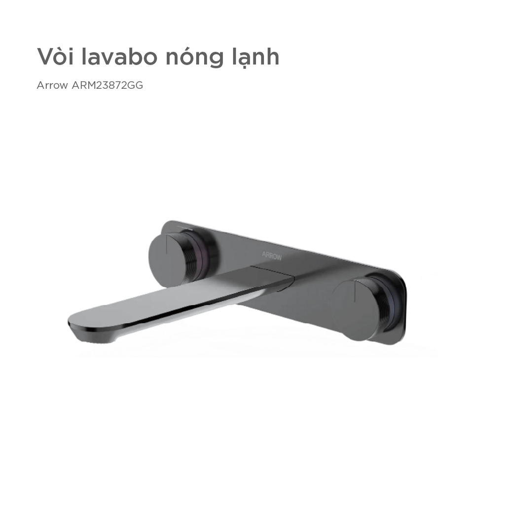 Vòi lavabo nóng lạnh Arrow ARM23872GG