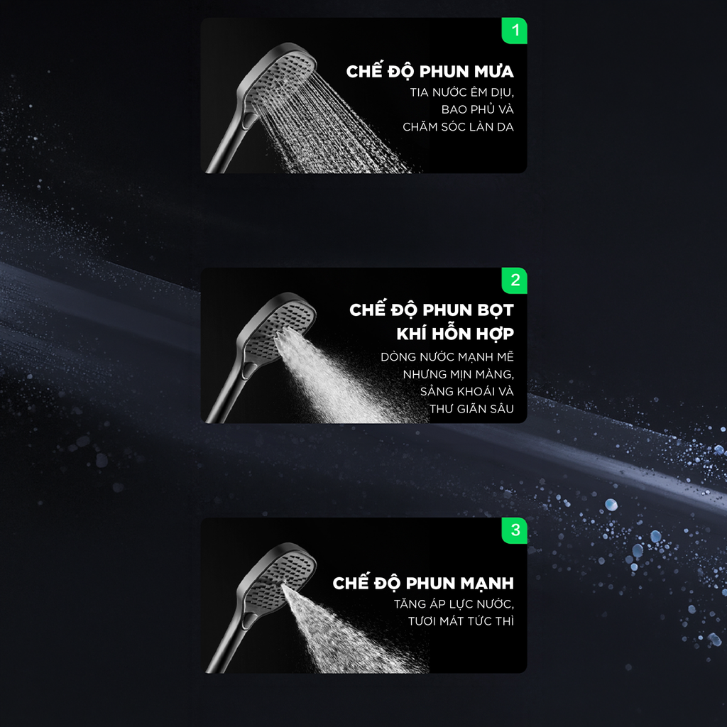 Vòi sen âm tường nóng lạnh Arrow ARQ12H870KGG