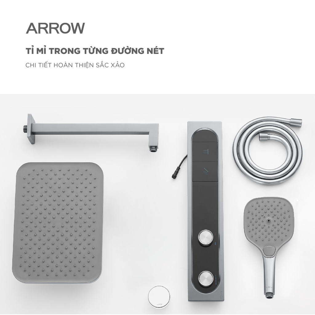 Vòi sen âm tường nóng lạnh Arrow ARQ12H870KGG