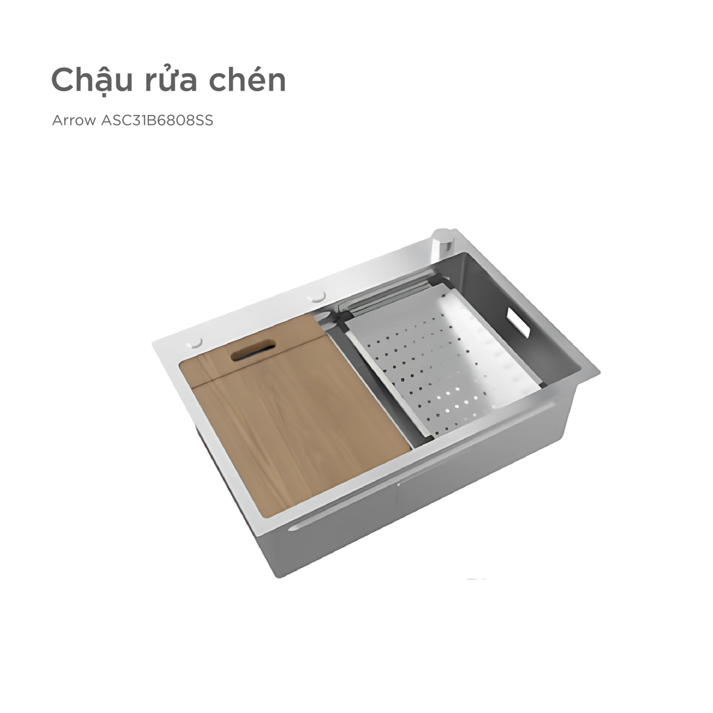 Chậu rửa chén Arrow ASC31B6808SS