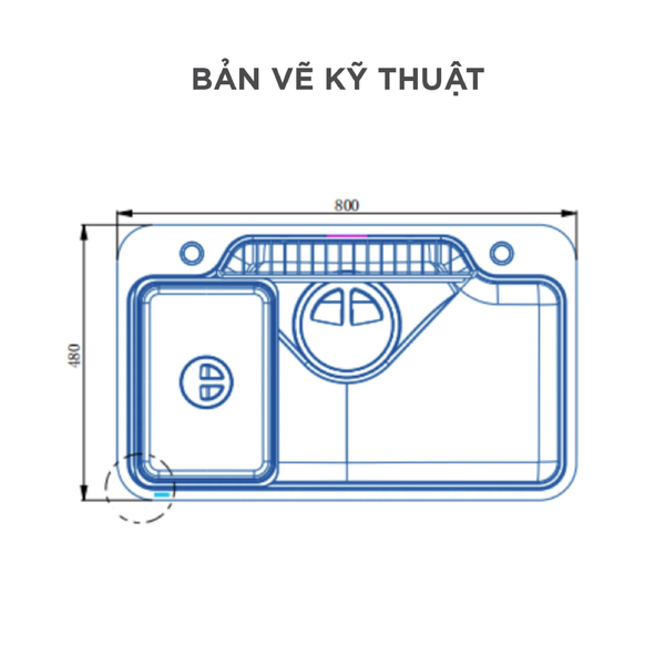 Tiêu Chuẩn Kích Thước Chậu Rửa 1 Hố: Tối Ưu Không Gian Với Bồn Rửa Đơn