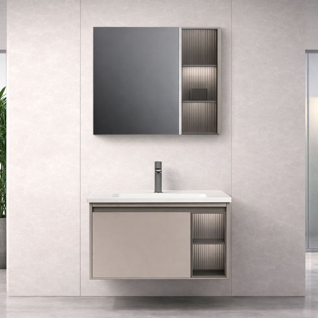Bộ Tủ Lavabo Arrow AUDD8G31009F-YG/AP31009F và Tủ Gương Arrow AUDJ8G31009F-YG