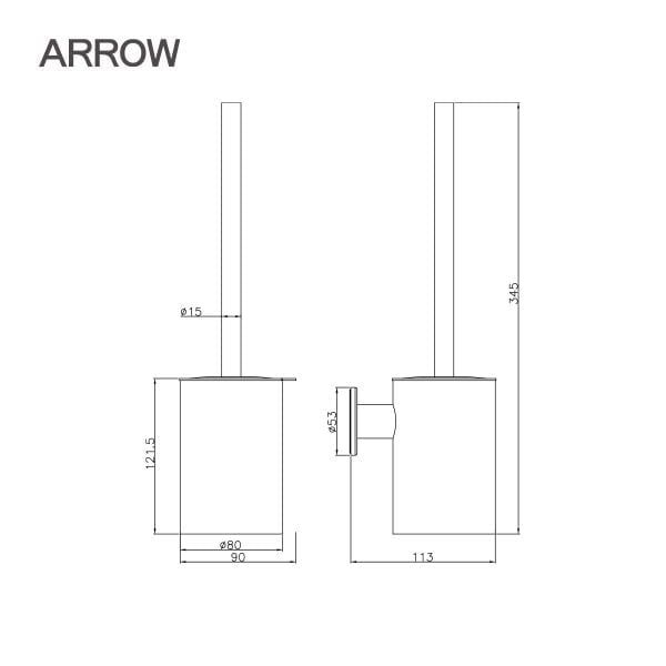 Bộ cọ vệ sinh Arrow AG52096PN