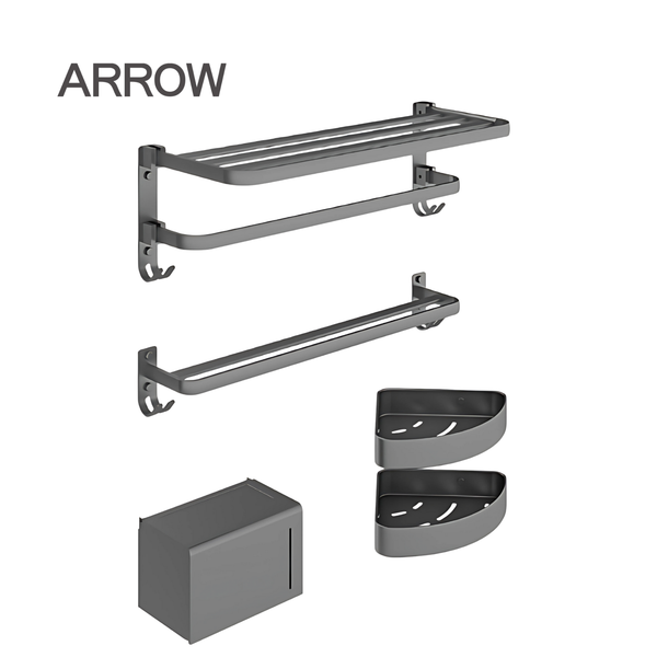 Bộ phụ kiện phòng tắm Arrow AGJ874TZ-GGA