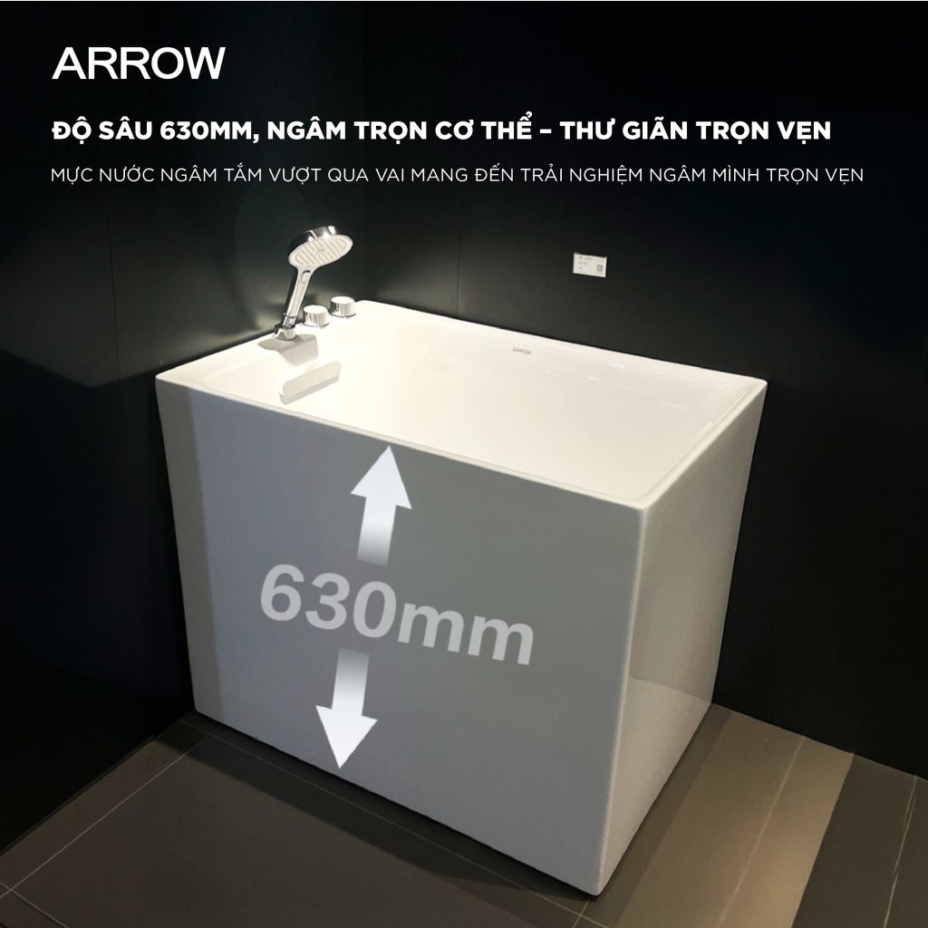 Bồn tắm massage Arrow AWH1077SQZU1