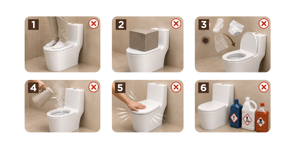 Hướng Dẫn Sử Dụng Bồn Cầu Một Khối