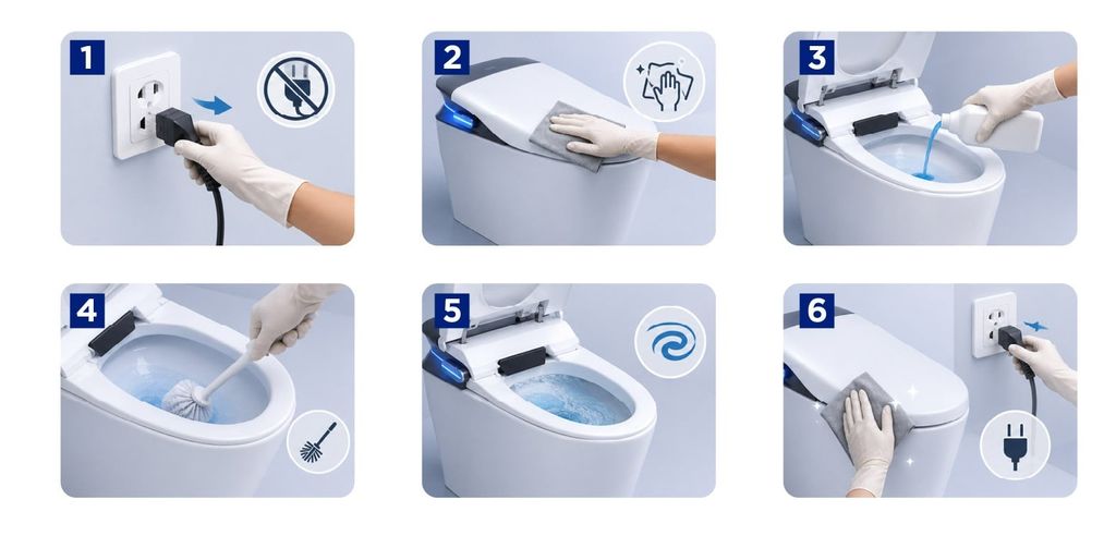 Hướng Dẫn Sử Dụng Bồn Cầu Thông Minh