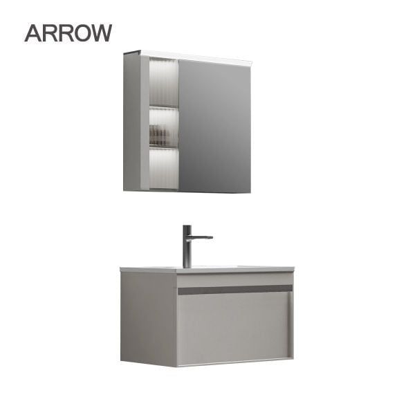 Bộ Tủ Lavabo Arrow APGMD10G31008H-RX/AP31008H và Tủ Gương Arrow AMYJD10G31008H-RX