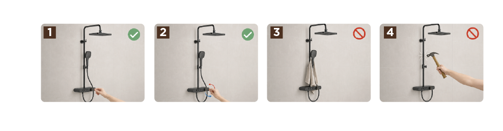 Hướng Dẫn Sử Dụng Sen Tắm Nóng Lạnh