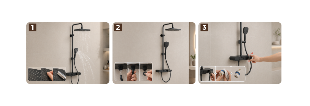 Hướng Dẫn Sử Dụng Sen Tắm Nóng Lạnh