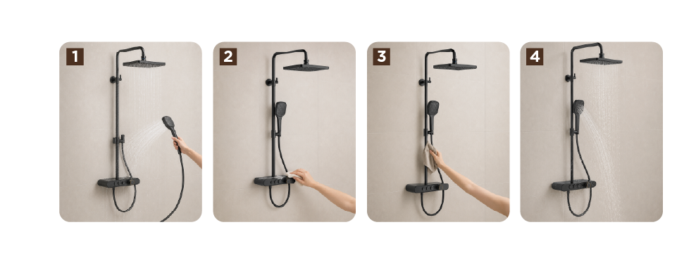 Hướng Dẫn Sử Dụng Sen Tắm Nóng Lạnh