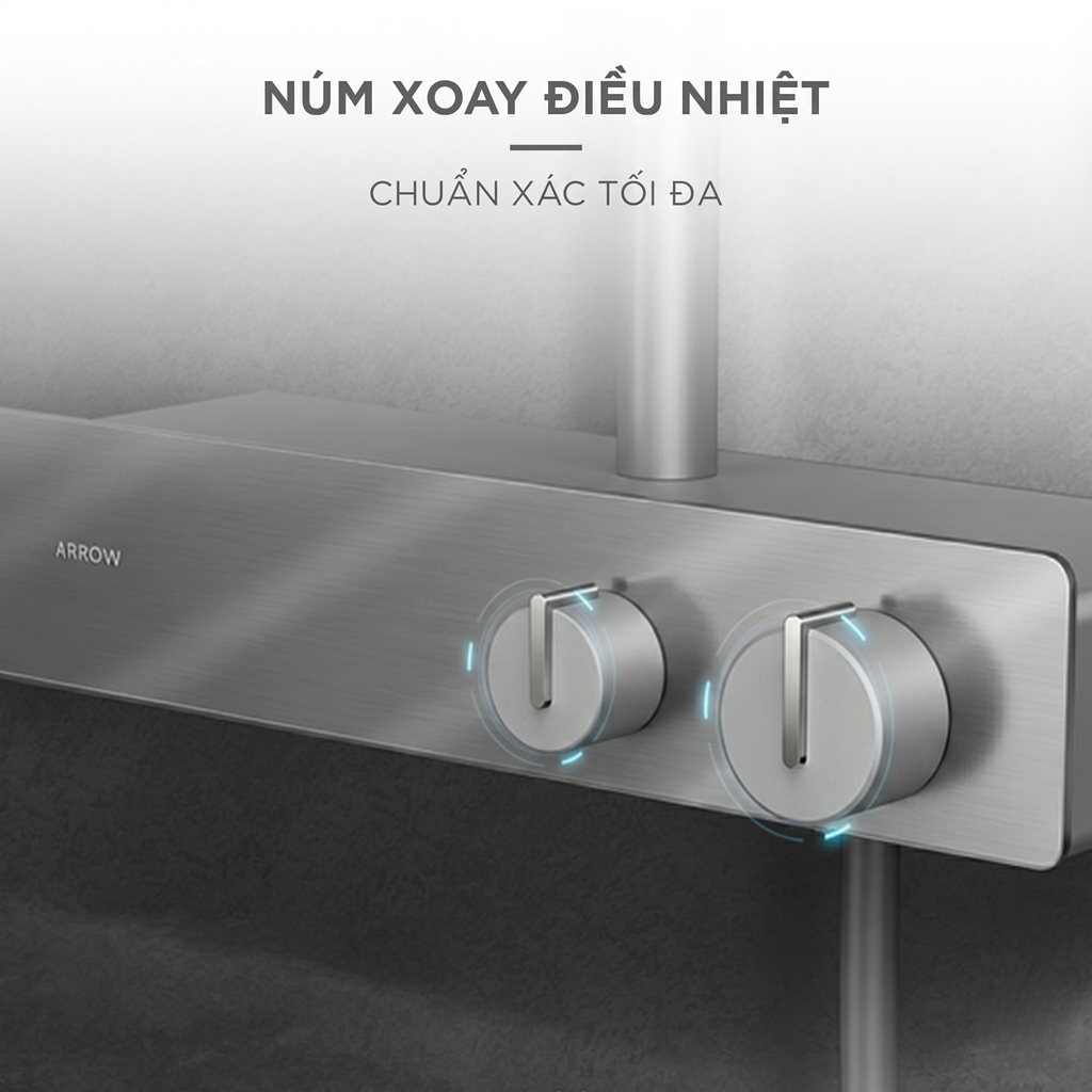 Vòi sen cây nóng lạnh Arrow AMG13SH42CP