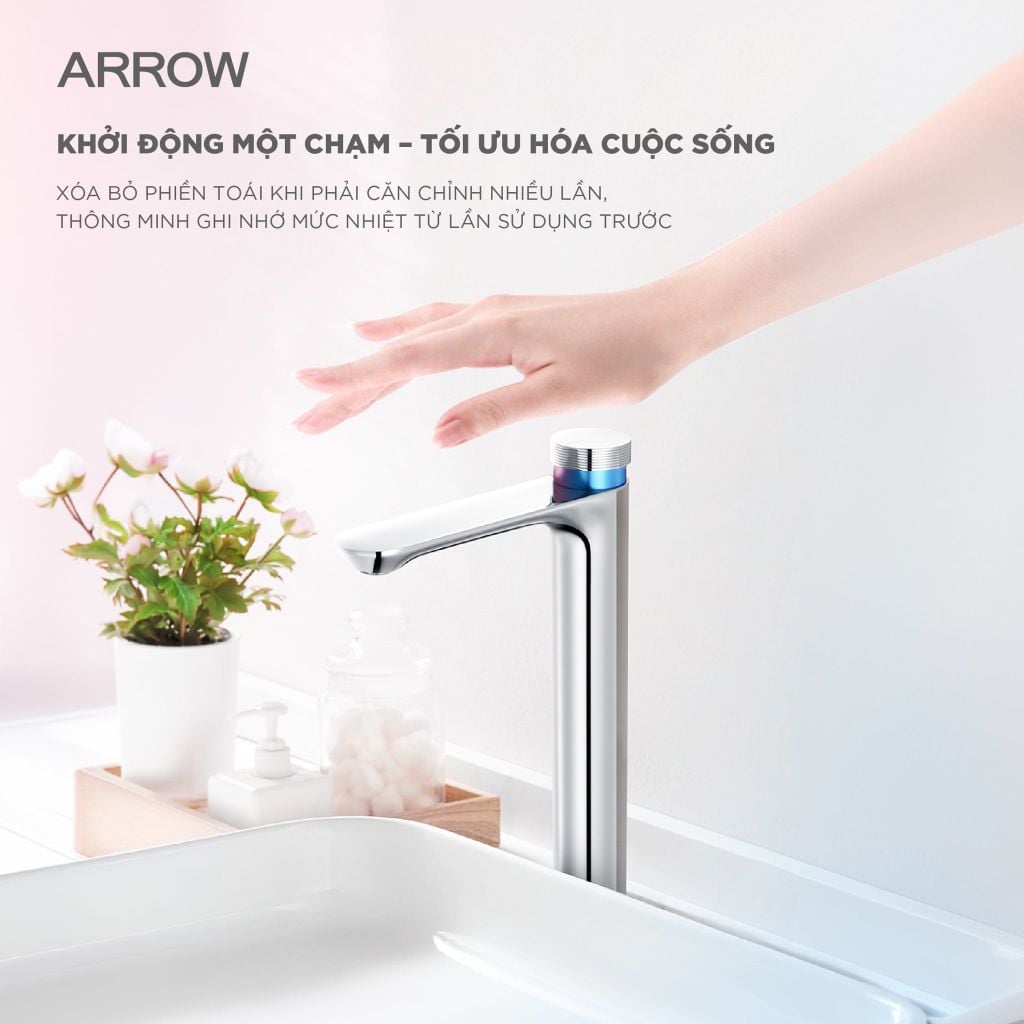 Vòi lavabo nóng lạnh Arrow AMP11872-1ACP