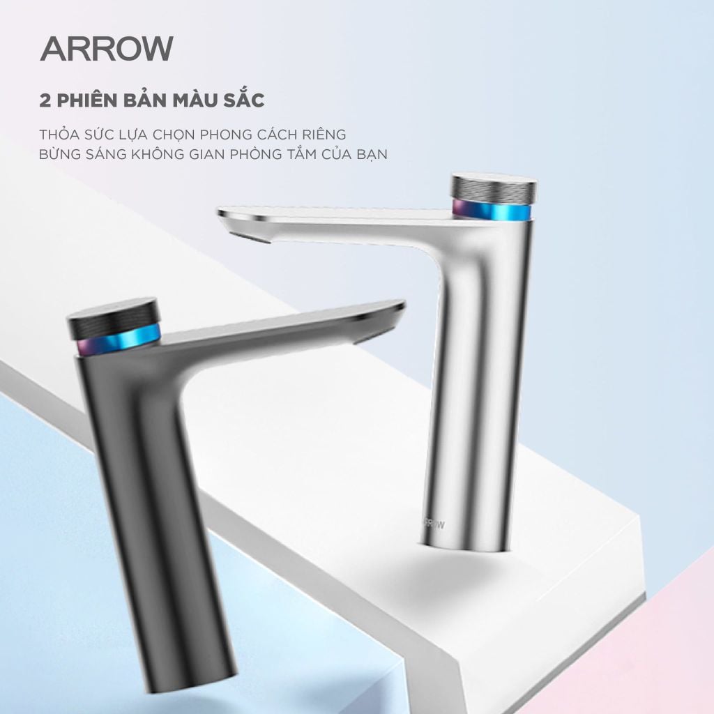 Vòi lavabo nóng lạnh Arrow AMP11872-1ACP
