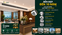 Cửa Gió Nhôm Định Hình Asia Green Bền Đẹp 10 Năm