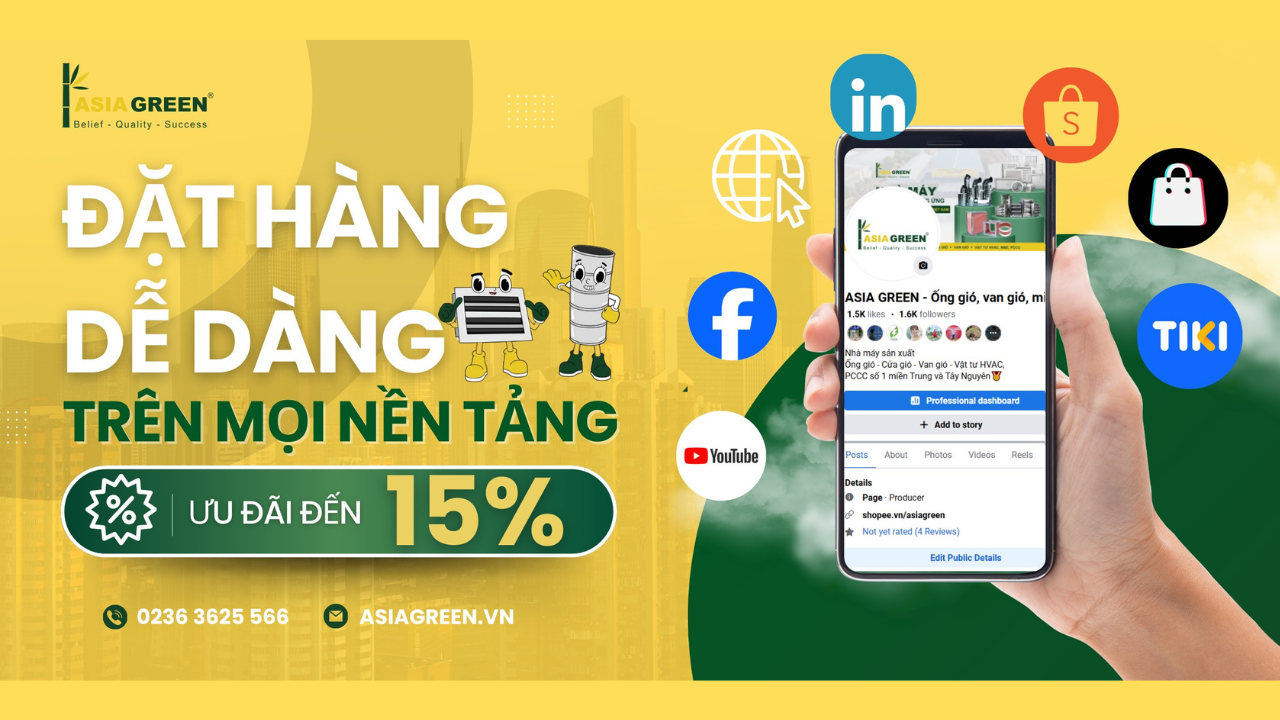 MUA SẮM THẢ GA TRÊN SÀN THƯƠNG MẠI ĐIỆN TỬ - ASIA GREEN ƯU ĐÃI ĐẾN 15% TỪ NAY ĐẾN THÁNG 10!