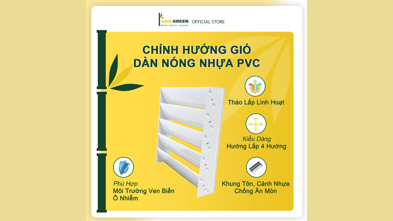 GIẢI PHÁP THẨM MỸ & BỀN VỮNG CHO DÀN NÓNG: CHUYỂN HƯỚNG GIÓ ASIA GREEN