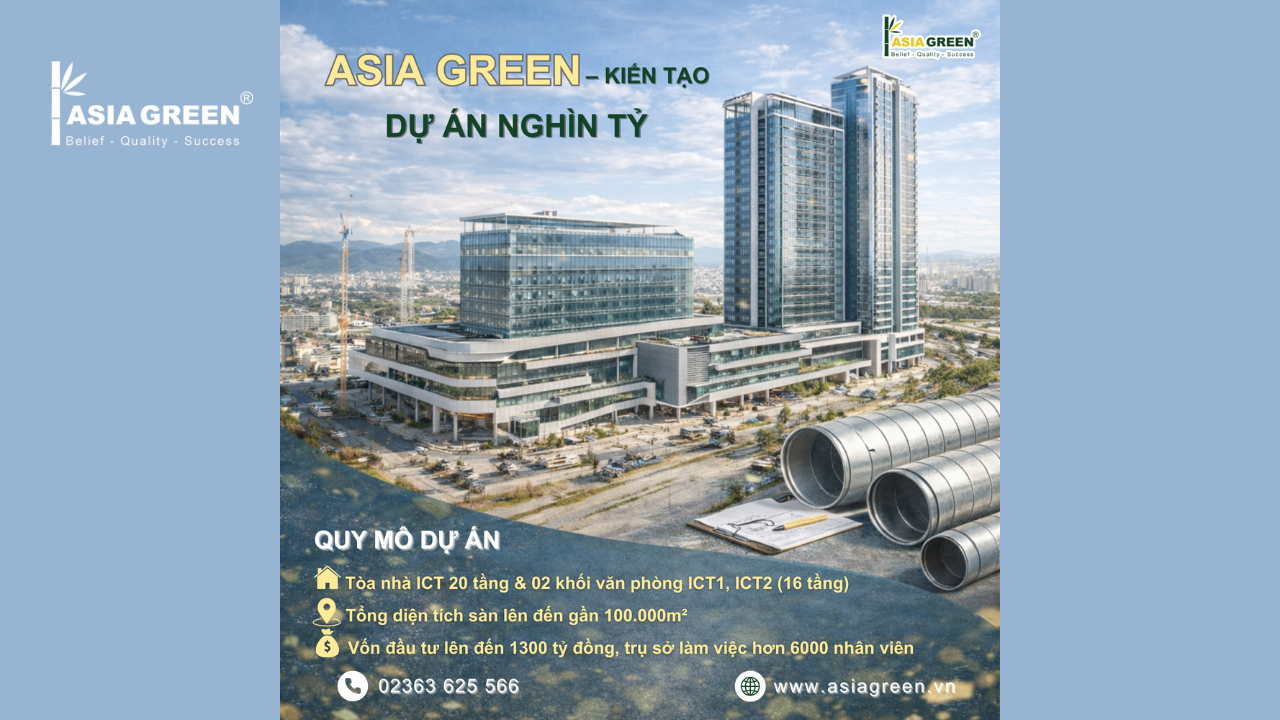Asia Green Cung Ứng HVAC Cho Công Viên Phần Mềm Số 2 Đà Nẵng