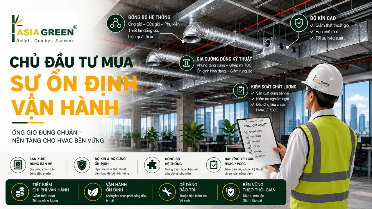 Chủ Đầu Tư Không Mua Ống Gió – Mà Mua Sự Ổn Định Vận Hành