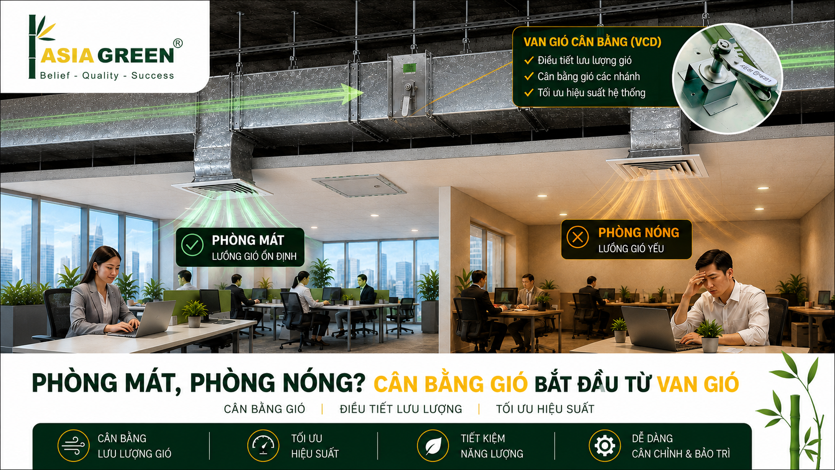 Van Gió HVAC: Giải Pháp Cân Bằng Gió Cho Công Trình | Asia Green