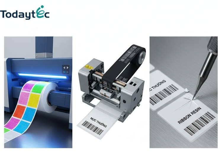 Làm sao để in tem nhãn bền màu, không bị bong tróc?