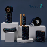 Các kích thước mực in phổ biến: 110mm x 300m, 110mm x 74m