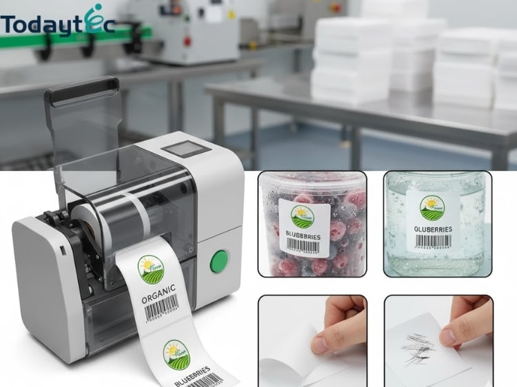 Ribbon in tem nhãn thực phẩm nào chống nước tốt nhất?