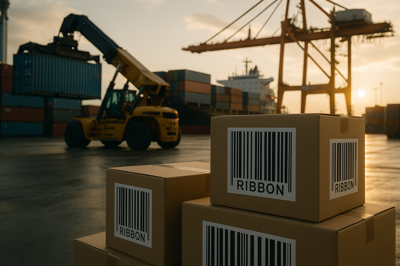 Ribbon mã vạch, logistics Việt Nam, giải pháp quản lý, tối ưu hóa vận chuyển, ngành logistics