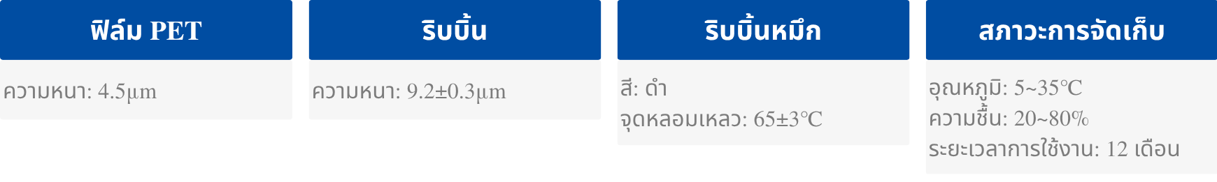 ลักษณะเฉพาะ