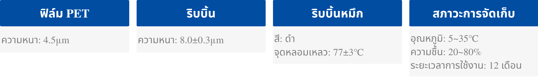 ลักษณะเฉพาะ