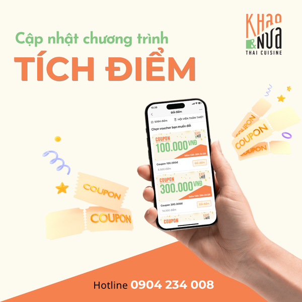 CẬP NHẬT CHƯƠNG TRÌNH TÍCH ĐIỂM HỘI VIÊN