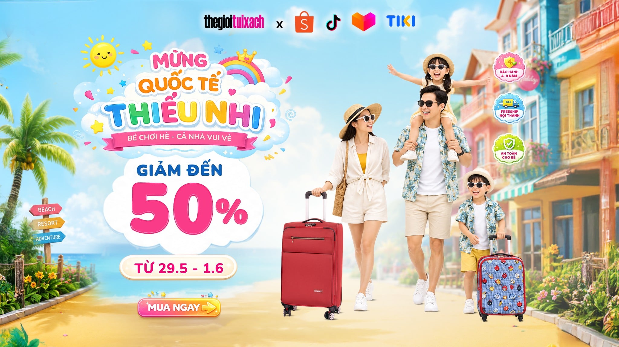 1.6 Vui Tết Thiếu Nhi - Giảm Giá Hết Ý