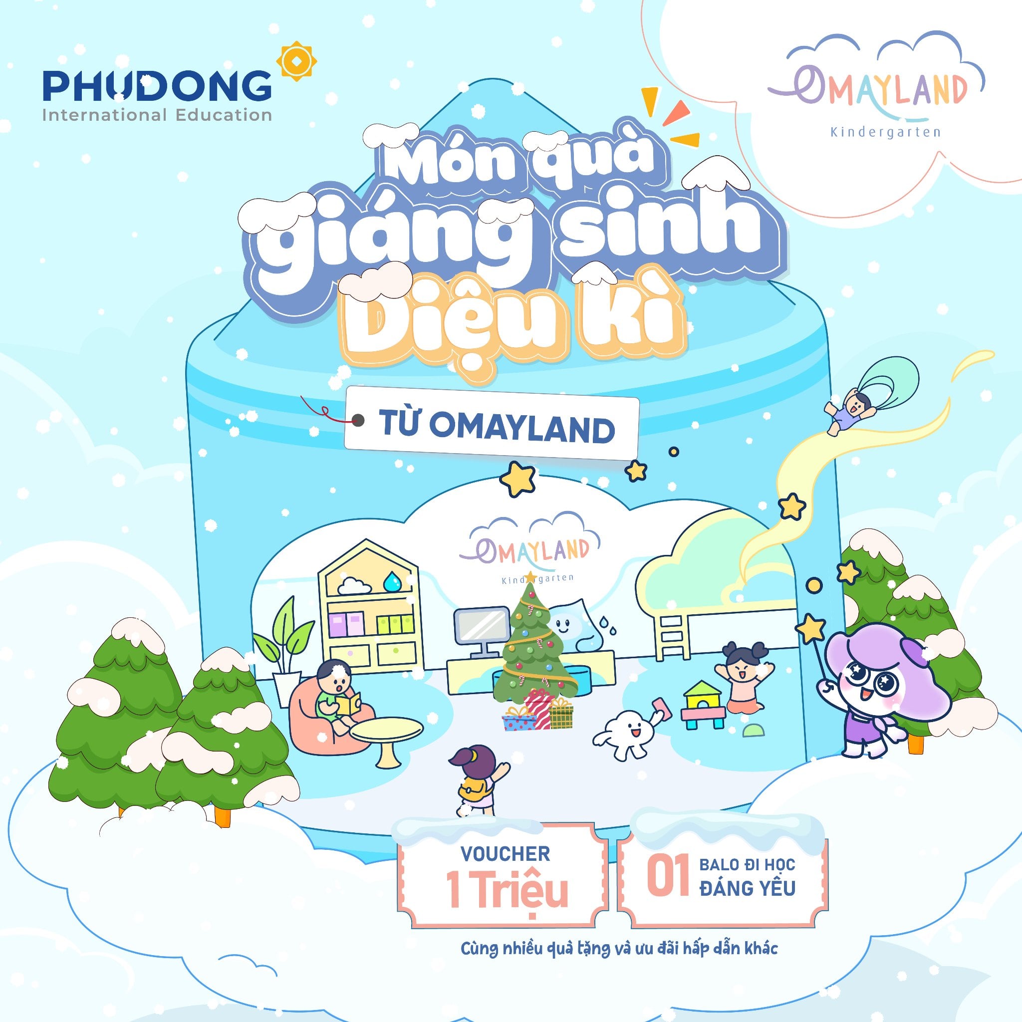 MÓN QUÀ GIÁNG SINH DIỆU KÌ TỪ OMAYLAND KINDERGARTEN