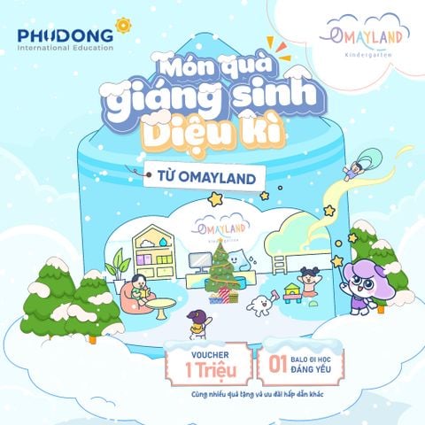 MÓN QUÀ GIÁNG SINH DIỆU KÌ TỪ OMAYLAND KINDERGARTEN