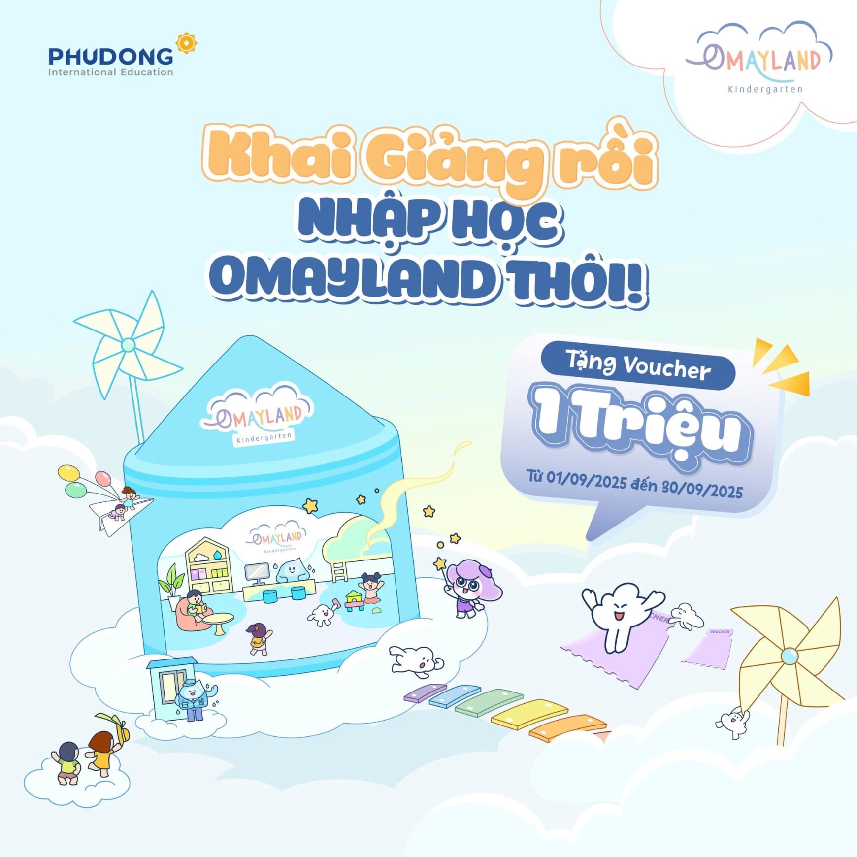 KHAI GIẢNG RỒI, NHẬP HỌC OMAYLAND THÔI!