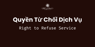 Our Right to Refuse Service