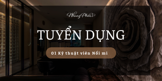 Tuyển dụng Kỹ thuật viên Nối mi