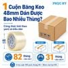 Một cuộn băng keo 48mm dán được bao nhiêu thùng? Công thức theo Yard và kiểu dán