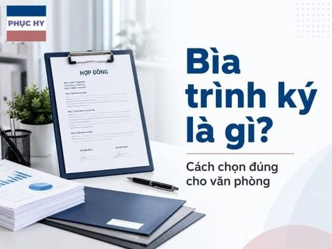 Bìa trình ký là gì? Các loại bìa trình ký văn phòng phổ biến