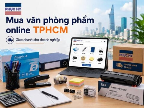 Mua văn phòng phẩm online TPHCM | Giao nhanh cho doanh nghiệp