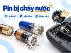 Pin bị chảy nước (rò rỉ): cách xử lý và phòng tránh
